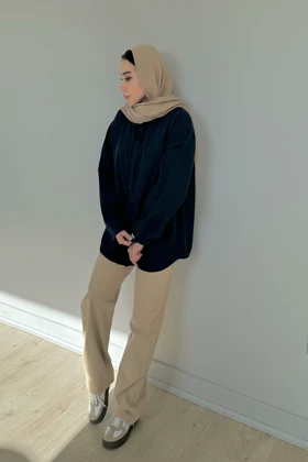 شومیز کتان نخ بیسیک