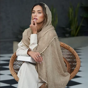 شال نخی دانتل فانتزی 20583