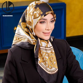 روسری ابریشم توییل (قواره 90) 30156