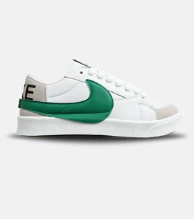 کفش نایک مردانه و زنانه سفید سبز Nike Blazer Low 77 Jumbo