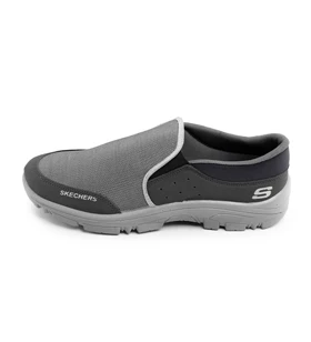 کفش اسپرت Skechers مردانه طوسی پیاده روی بدون بند