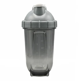 شیکر ورزشی یک تیکه مدل Mixly ظرفیت 0.5 لیتر (طوسی تیره)