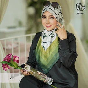 روسری ابریشم توییل لیانا (سبز)