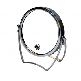 آینه آرایشی رومیزی کوچک کد J01 با بزرگنمایی 5x