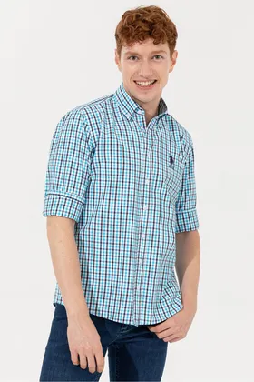 پیراهن مردانه سبز G081SZ004.000.1377170