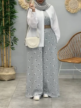 3085-ست سه تیکه گلنار (ایراد دار)