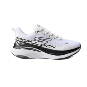 کتانی اسپرت ورزشی مردانه مدل اسکیچرز Skechers رنگ سفید مشکی کد 51458