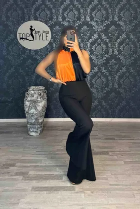 شومیز ساتن یقه زنجیر کد : 8175