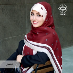 روسری نخ پنبه هرمس