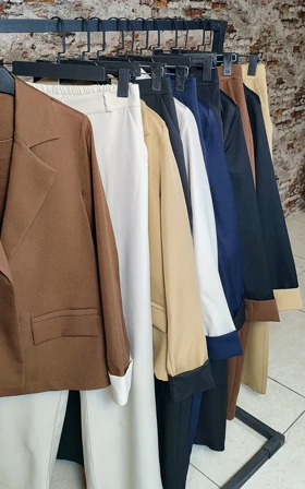 ست کت و شلوار ترکیبی مدل کیانا کد 50276