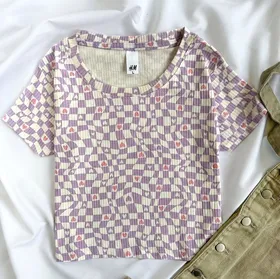 کراپ طرح‌دار h&m