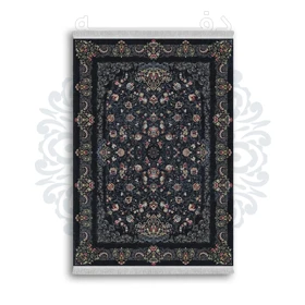 فرشینه از جنس پارچه هازان مخمل ترک طرح سنتی و مدرن برند دفه کد DAMG341