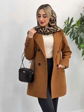 پالتو چهار دکمه یقه انگلیسی