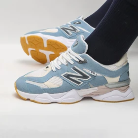 کفش و کتانی مردانه مدل نیوبالانس 9060 NEW BALANCE رنگ سفید آبی کد 89103