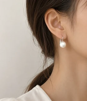 گوشواره مروارید / استیل کد 14628