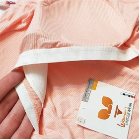 کراپ تاپ زنانه مدل پد ثابت رنگ گلبهی ماییلدا کد 5258-241