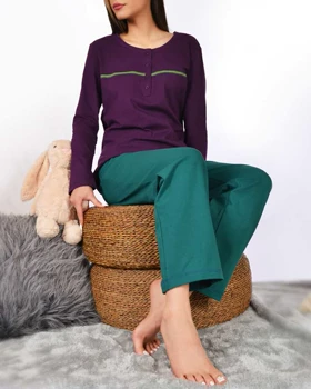 تیشرت و شلوار خانواده رنگی زنانه