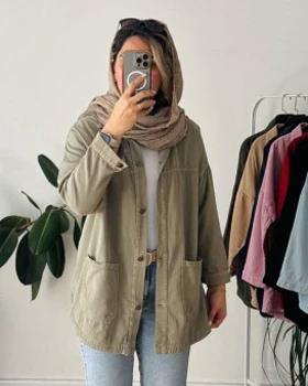 مانو کتان پنبه پایین جیب