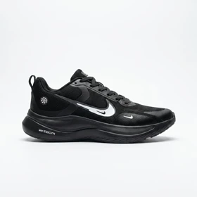 کفش اسپرت کتانی نایک زوم طرح برف تمام مشکی Nike Air Zoom snow کد 275522