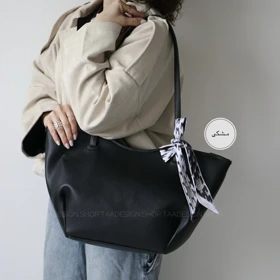 کیف زنانه بزرگ مدل زانکو (مشکی)