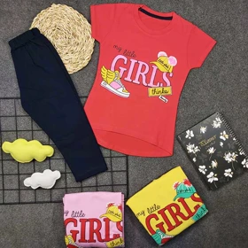 تیشرت شلوارک دخترانه GIRLS