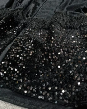 کت مخمل پولکی