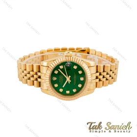 ساعت رولکس زنانه طلایی صفحه سبز Rolex-4516-S-L