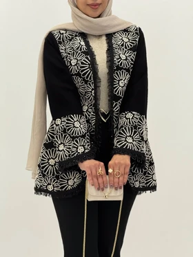 3940-کت سوزن دوزی لوکس