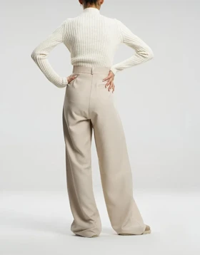 یقه 5 سانت سینه کات دار (سفید)