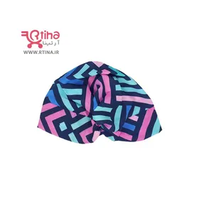 توربان حریر زنانه طرح دار رنگی (کلاه حجابی)