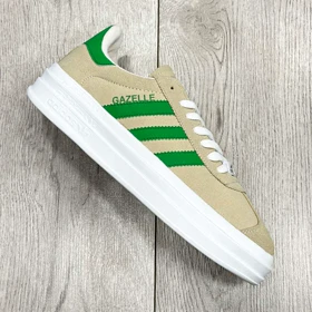 کفش و کتانی مردانه مدل آدیداس ADIDAS GAZELLE رنگ خاکی فسفری