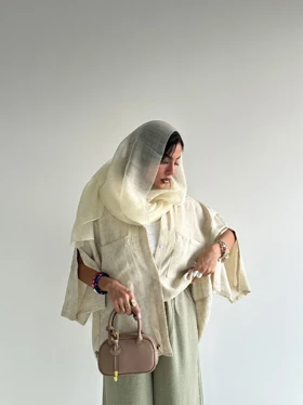شومیز لینن آبرنگی