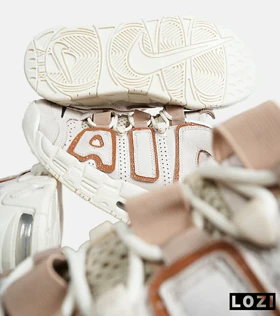 کفش کتانی مردانه و زنانه کرم قهوه ای NIKE Air More Uptempo '96