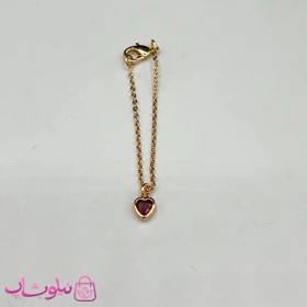 آویز ساعت زنانه وای اس ایکس طرح قلب سرخ کد 899
