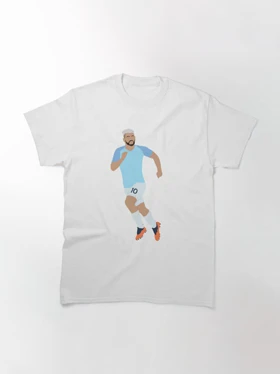 تیشرت ورزشی منچسترسیتی | تیشرت Manchester City طرح Sergio Aguero کد 148664