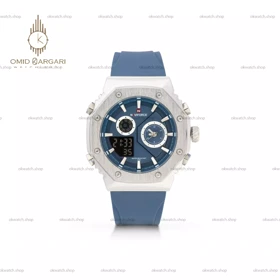 ساعت مچی نیوی فورس بند رابر آبی Naviforce