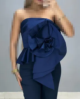 سرهمی دکلته گل رز