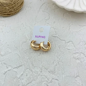 گوشواره زنانه ژوپینگ طرح آینه‌ای، انتخابی شیک و بادوام Xuping