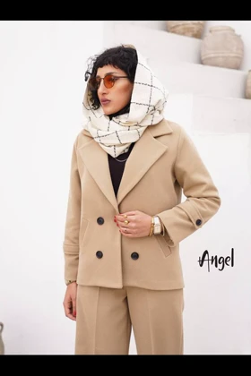 کت شلوار زمستانه لمزور جلو فلش