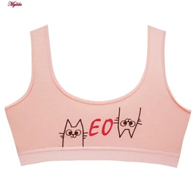 نیم‌تنه دخترانه مدل بدون پد کد 4597-RPY بسته 3 عددی