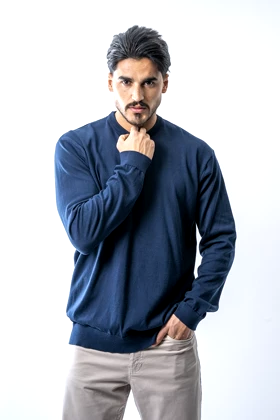 بافت آستین بلند بیسیک مردانه