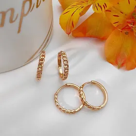 گوشواره زنجیری ظریف ژوپینگ کد 218