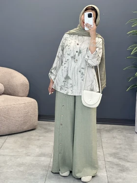 شومیز آبرنگی پاپیون