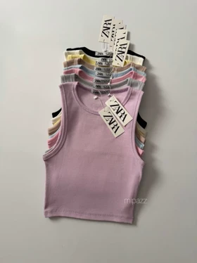 کراپ تاپ ساده زارا