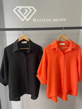 شومیز جلو بسته(bershka)