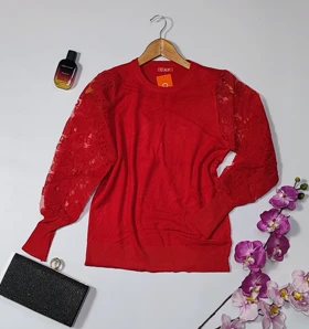 بلوز بافت گپ وارداتی مدل شیده کد 40203