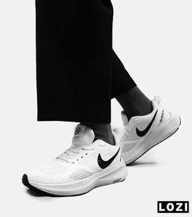 کفش کتانی مردانه و زنانه سفید مشکی Nike guide 10