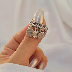 انگشتر ورشو طرح سکه کوچک