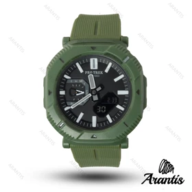 ساعت کاسیو پروترک protrek سبز بند رابر مدل m-10260