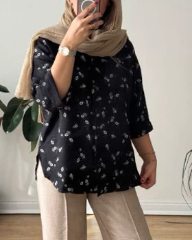 شومیز مانتویی گلبرگ